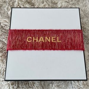 CHANEL Gift Box with Ribbon, for Sunglasses, Makeup, and Jewelry